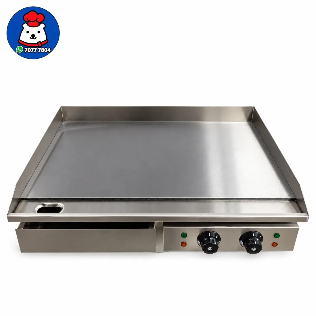 Plancha eléctrica doble - Industrial