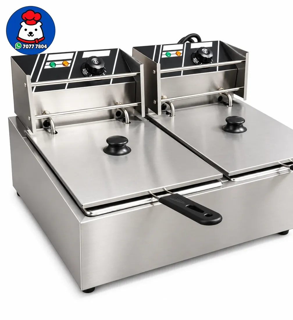Freidora eléctrica doble - 20 Litros