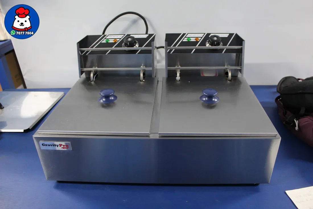 Vista 4 de Freidora eléctrica doble - 20 Litros
