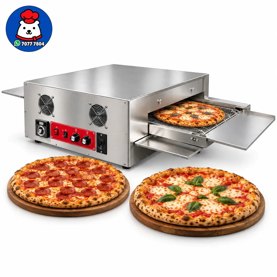 Vista 6 de Horno de cadena grande / 220v