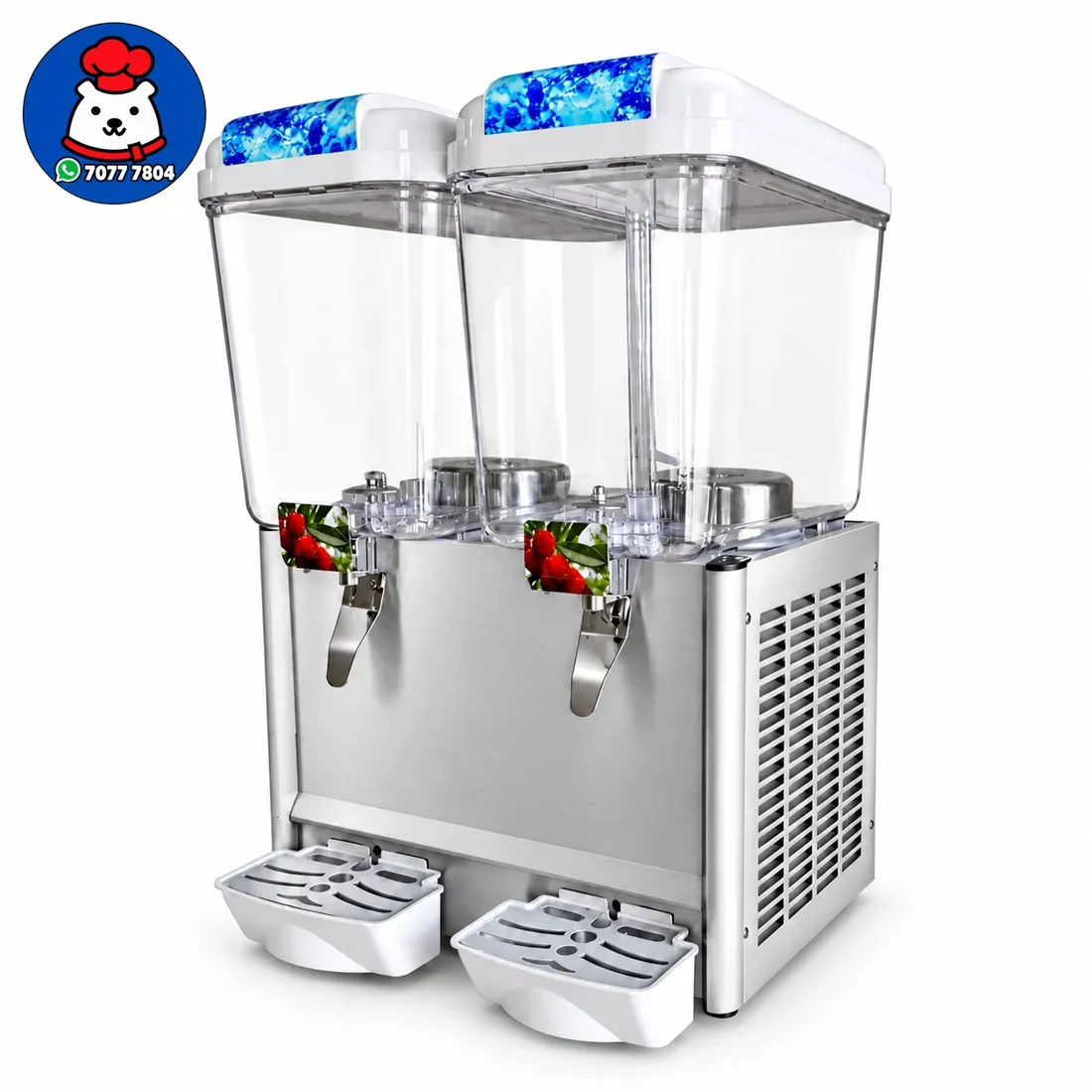 Refresquera de dos tanques