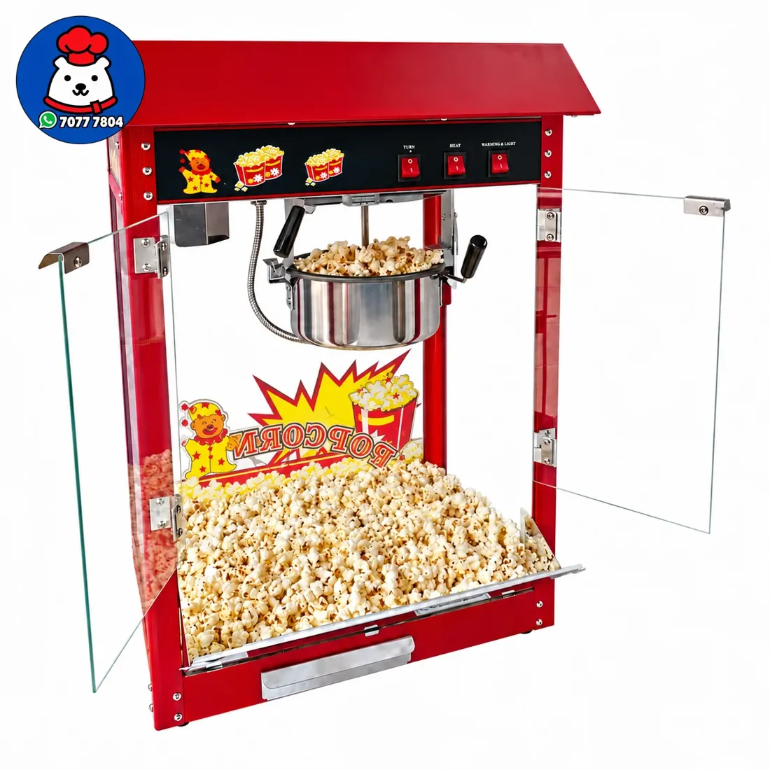 Vista 10 de Máquina de palomitas 8oz Deluxe