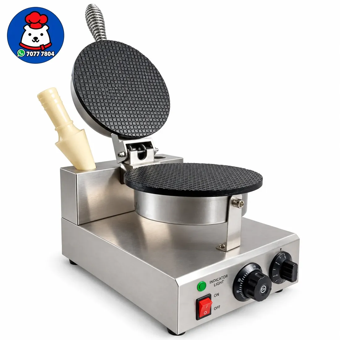 Vista 10 de Máquina para conos y Waffles