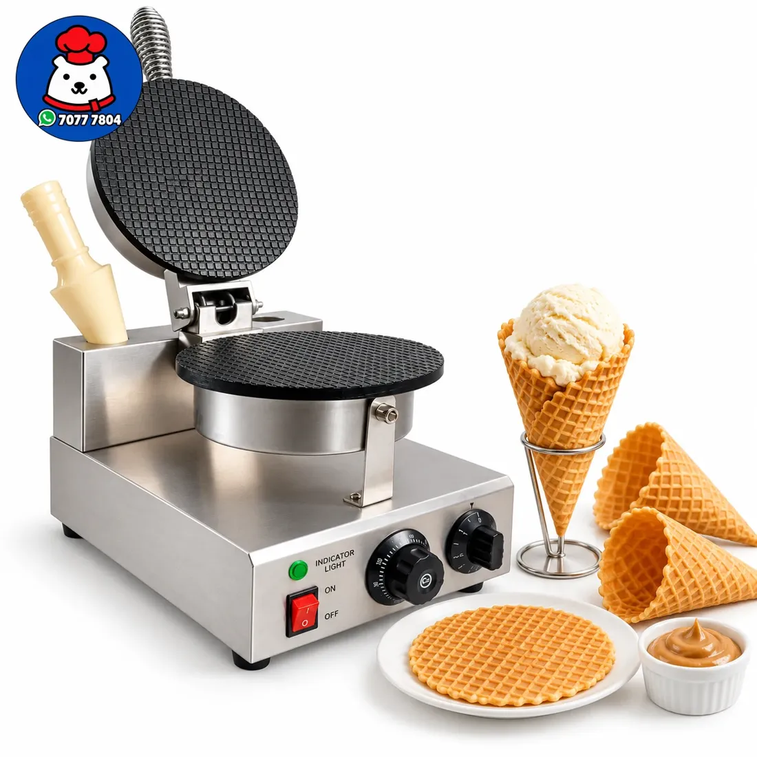 Vista 4 de Máquina para conos y Waffles